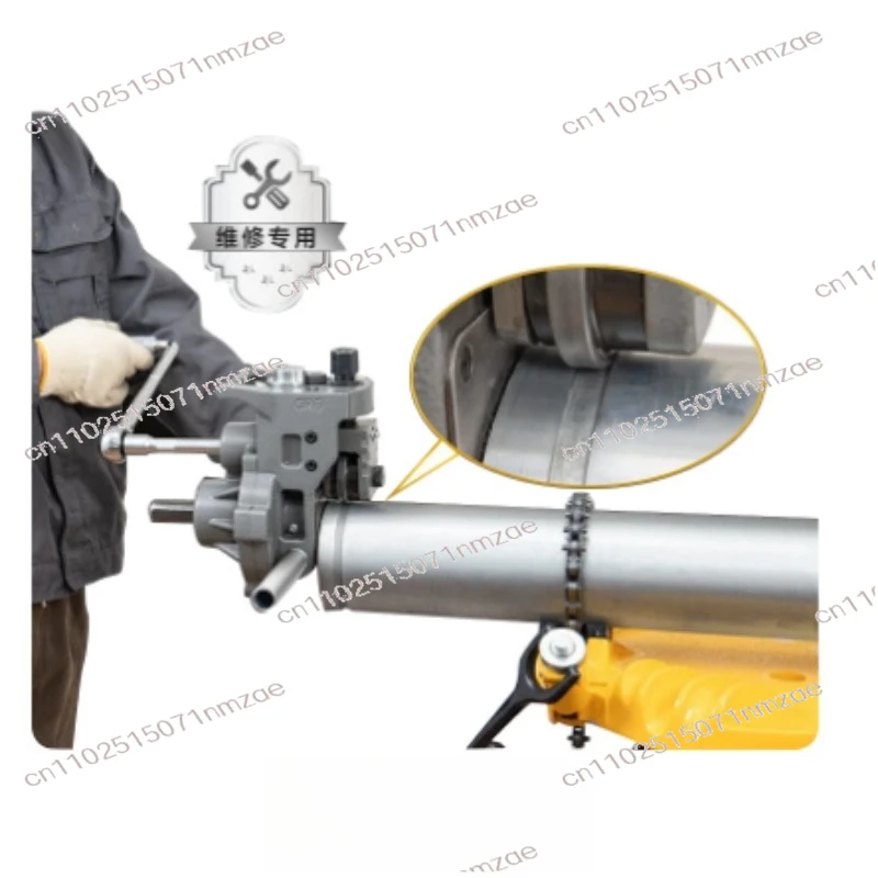 GR6 Portable Slotting Machine Can Be Operated Manually. It Is Used for Pressing Fire Pipes.