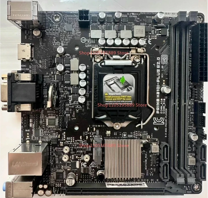 

Для ASUS PRIME H310I-PLUS R2.0 Поддержка 9100 9400F Mini ITX