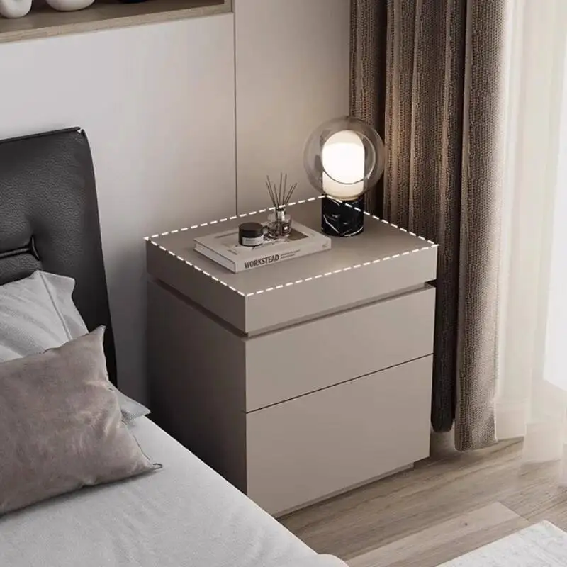 Wood Solid Hidden Bedside Table Hidden Storage Locker Multifunctional Nightstands Storage Locker Chest Of Drawers Coffee Tables
