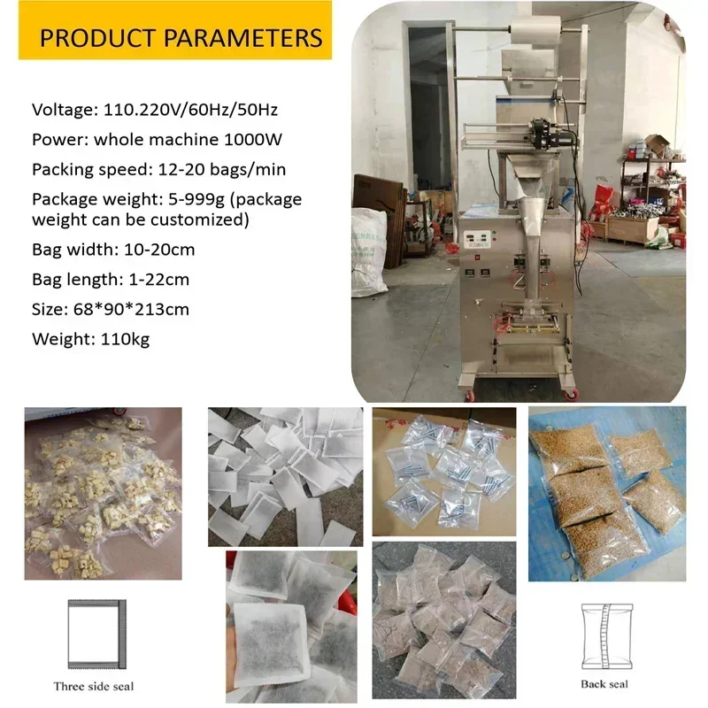 

For Automatic Granule Powder Packing Machine Hardware Screw Quantitative Filler Automatic Weight Packaging Machine