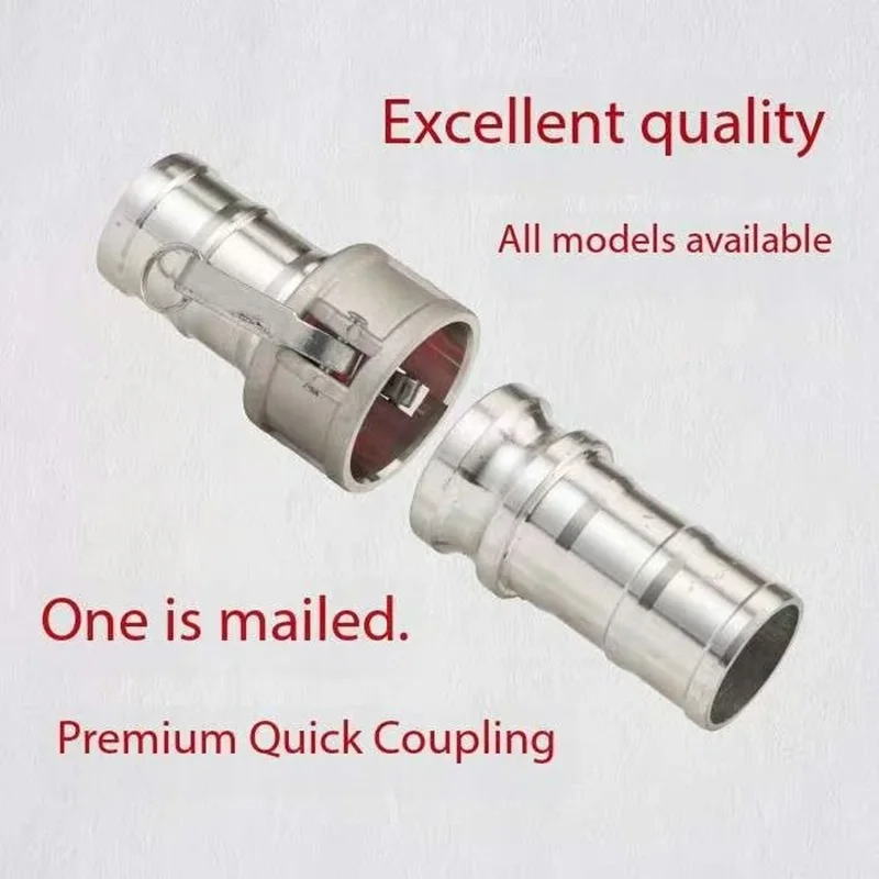 1Pcs 1 inci 2 inci DN25 DN50 BSPT Female Male Thread Aluminium Alloy Pipe Fitting Cam Lock Groove Quick Coupling Adapter Connector
