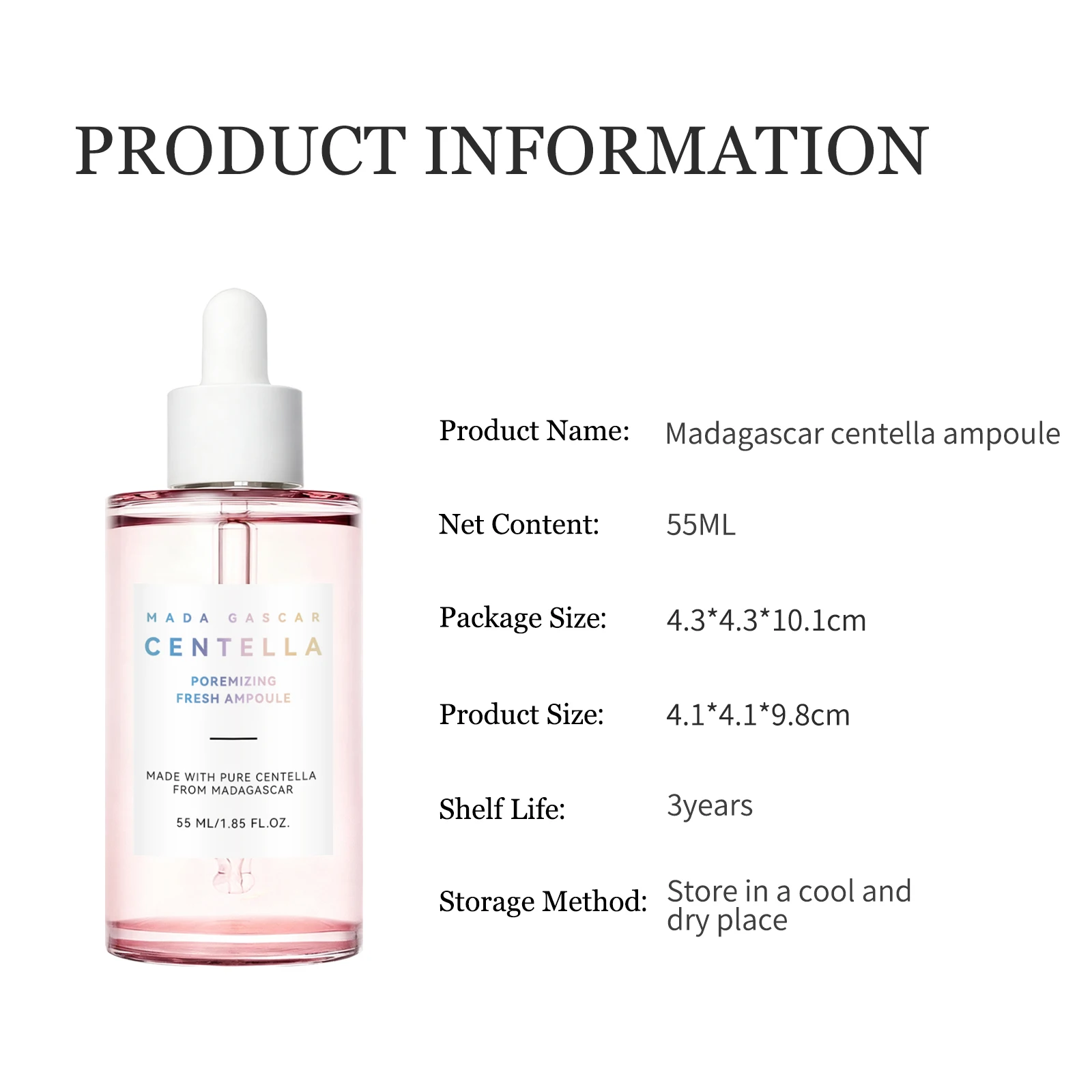Gotu Kola Beruhigendes Serum 55ml - Madagaskar-Extrakt beruhigt empfindliche Haut, unterstützt die Pflege von Hautunreinheiten und spendet intensiv Feuchtigkeit. – Detail 9