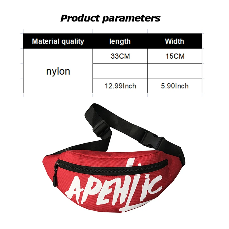 Fashion Waist Fanny Pack Belt Women Men Travel Bag Chest Purse Chest Pouch Bullet Pack Comfortable Shoulder Bag