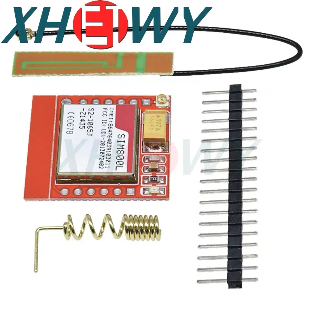 SIM800L GPRS GSM Module Core Quad-band TTL Serial Port IPX Interface PCB Antenna Micro SIM Card for Arduino Smart Phone