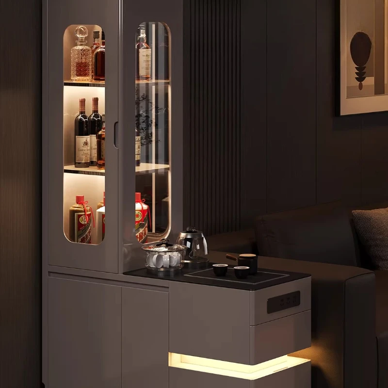 

Sofa side cabinet Light luxury living room entrance partition cabinet