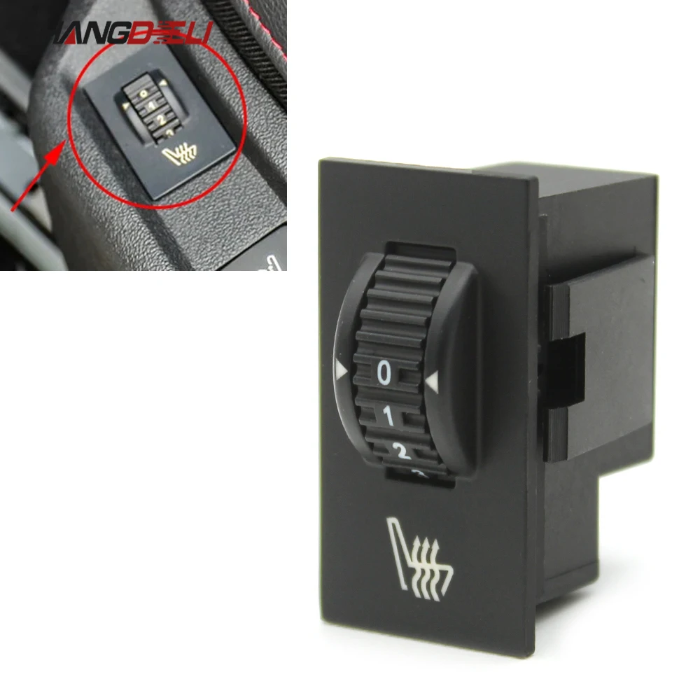 

3 контакта переключатель регулировки подогрева автомобильного сиденья для Citroen C5 для Peugeot 207 308 407 508 607 807 508 3008 автомобильные аксессуары