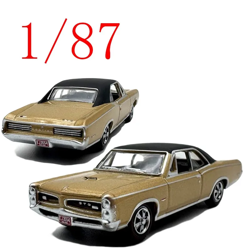 

OXFORD Литая под давлением масштаб 1/87 модель автомобиля Pontiac из сплава Pontiac GTO, двухдверный спортивный автомобиль, игровые транспортные средства, игрушки для мальчиков, подарок, оригинальная коробка
