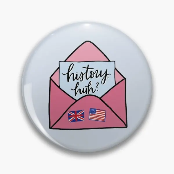 Broche de Botón Huh Button de Historia: Un Accesorio con Estilo y Personalidad para Amantes del Diseño Único