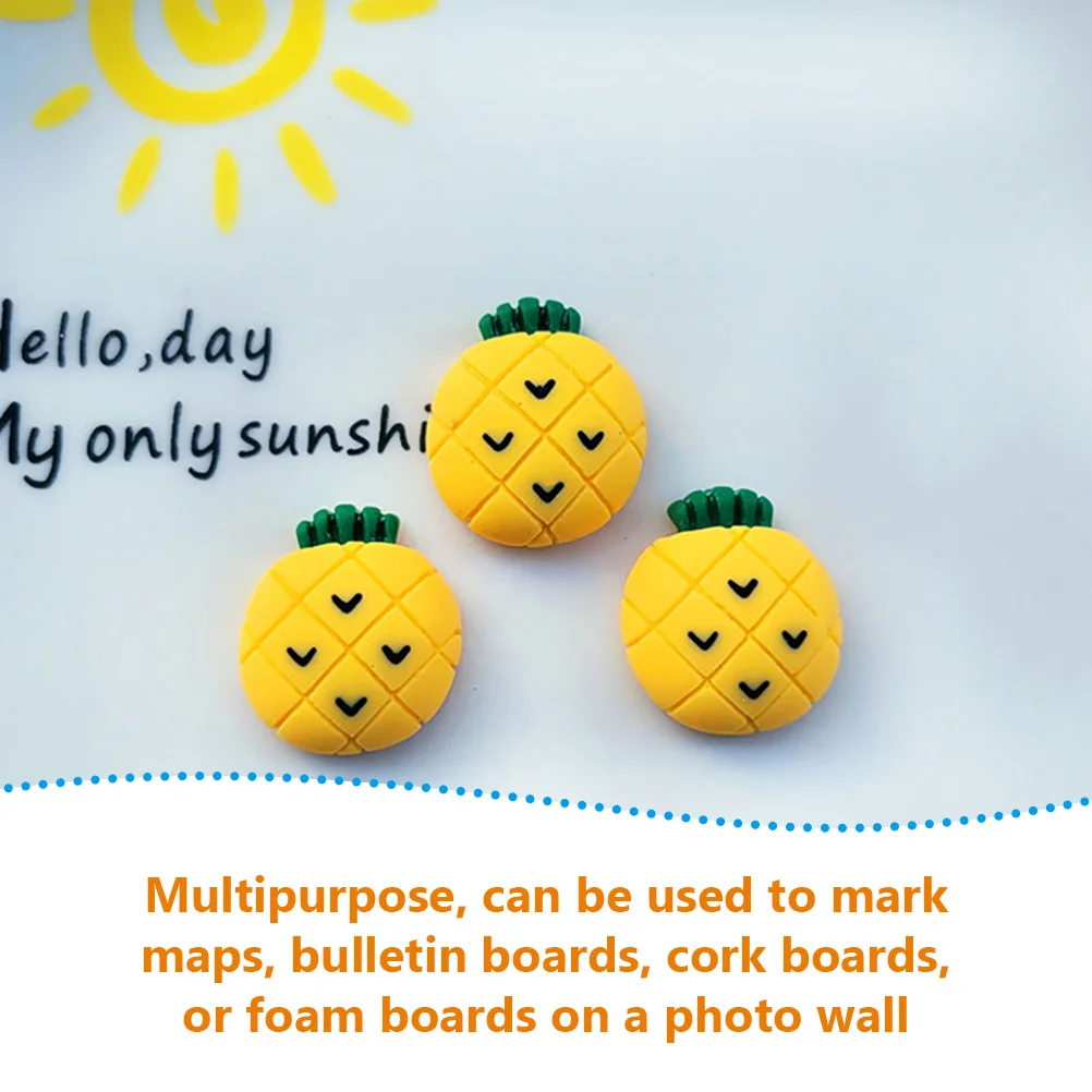 

30 Pcs Cartoon Thumbtack Decorative Tacks Push Thumbtacks Cork Board Message Supply Cute Small Pins Aircraft Pushpin