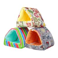 Colorful Comfortable Winter Rabbit Squirrel Small Animal Sleeping Bed Warm Mat Guinea Pig Nest Hamster House