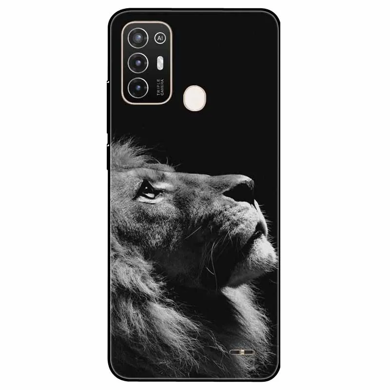 For ZTE Blade A52 Case 2022 Soft Silicone Cat Lion TPU Back Covers for ZTE Blade A52 Cases Coques Fundas for BladeA52 A 52 Para