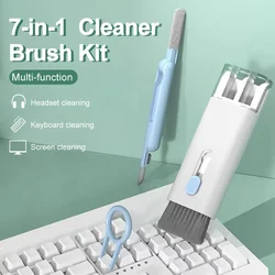 7 in 1 Computer Keyboard Cleaner Kit Earphone Cleaning Pen For Airpods Cleaner Brush Keyboard Clean Tools Earphones Cleaning Kit