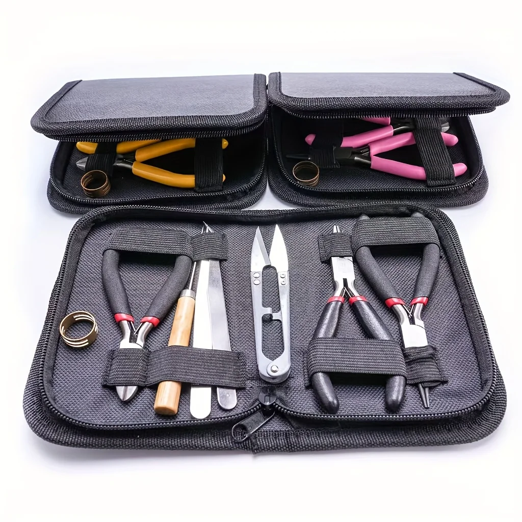 DIY Jewelry Making Tool Kit Zinc Alloy Multi-Type Pliers Wire Cutters Jewelry Craft Tools for Enthusiasts