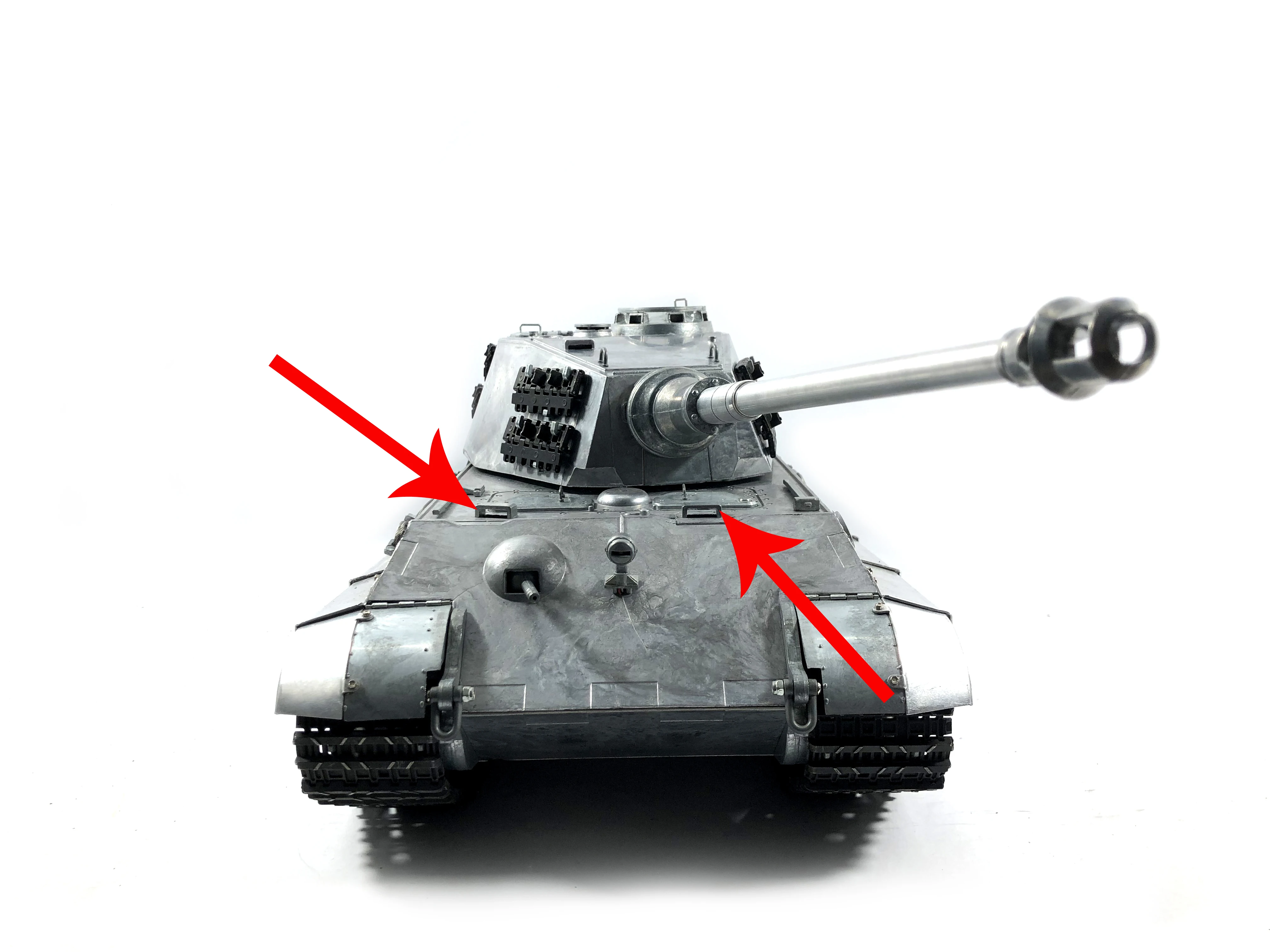 Mato MT255 Metal Driver's vision port for 1/16 1:16 RC Germany King Tiger RC Tank