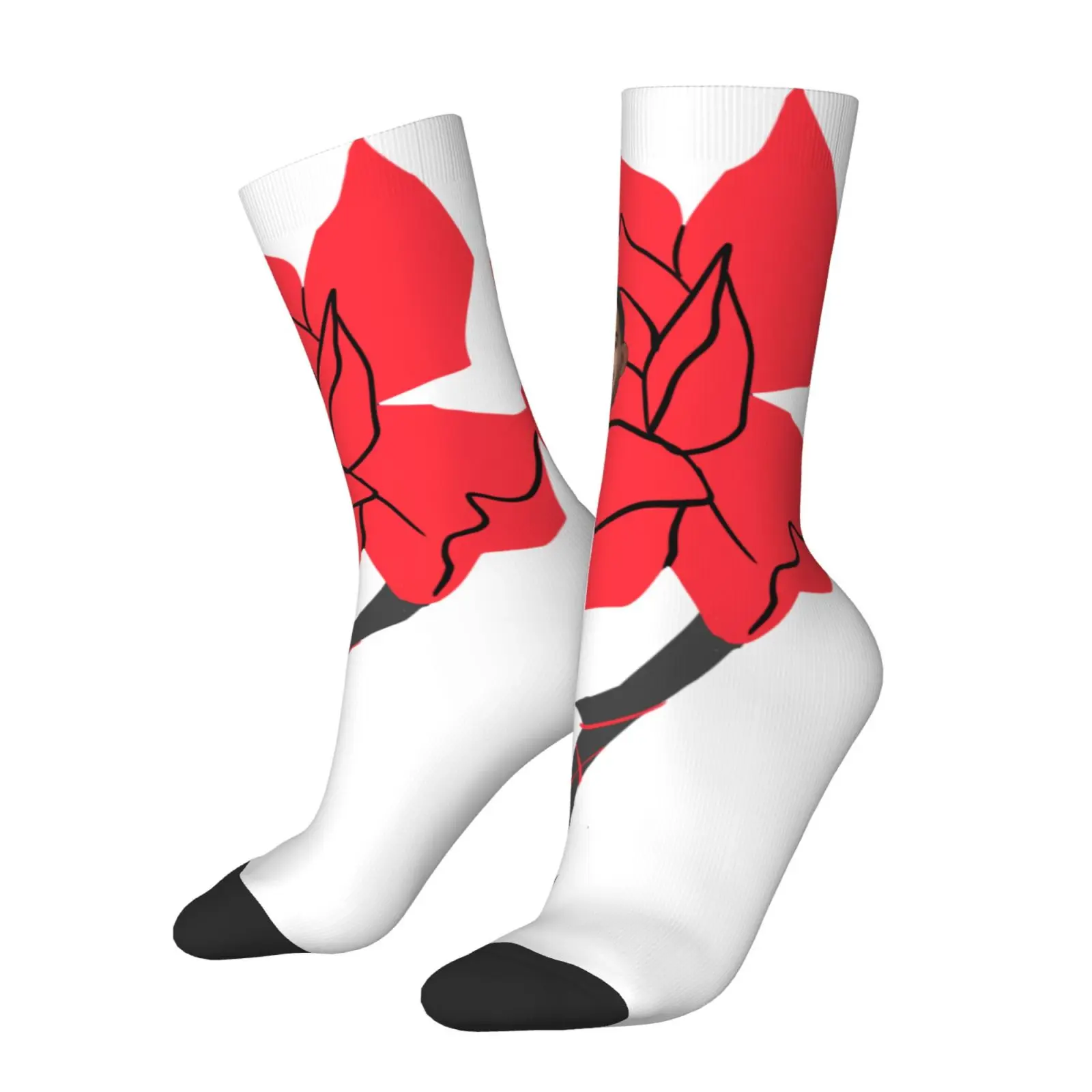 Quirky Customized avatars A rose for you  socks men  cycling socks  happy socks