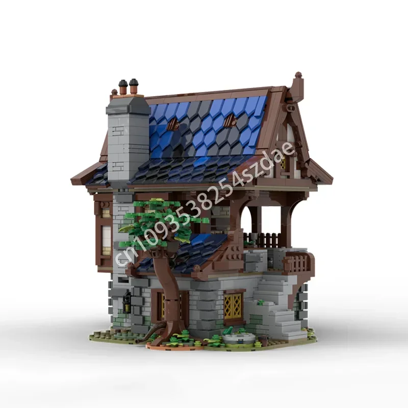 

2407pcs Moc Modular Medieval Armory Castle Model Building Blocks DIY Creative Assembly Educational Bricks Toys Kid Holiday Gifts