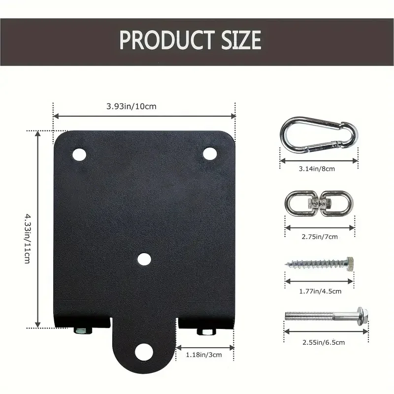 Punching Bag Hanger for Heavy Bag Beam Mount Hardware 360° Rotation Boxing Bag Rotation Wall Ceiling Mount for Boxing Muay Thai