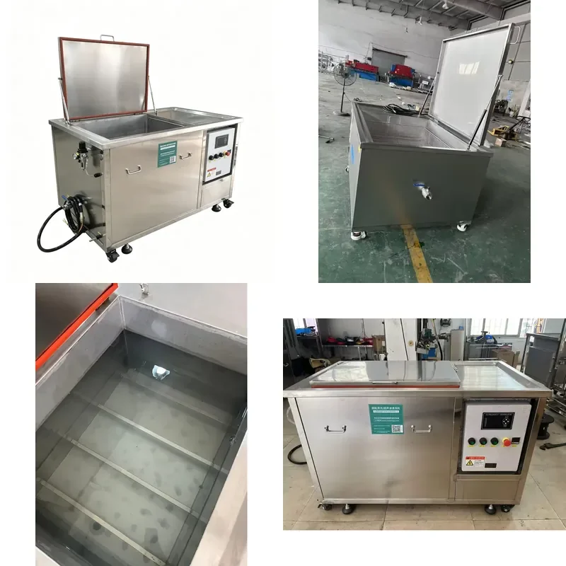Industrial Electric Explosion Proof Ultrasonic Cleaning Machine Stainless Steel Cabinet 264L Tank Capacity