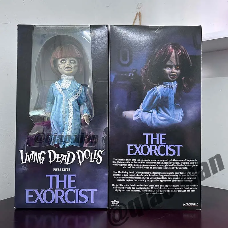30cm Mezco Horror Living Dead Dolls The Exorcist Joint Movable PVC Action Figure Collectible Model Cartoon Figurine Toy Gifts