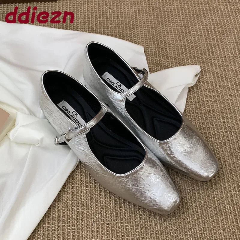 

Модная обувь с пряжкой и ремешком, шелковые женские туфли на плоской подошве с обувью, женские туфли Мэри Джейн на плоской подошве на плоской подошве для женщин, лето-весна