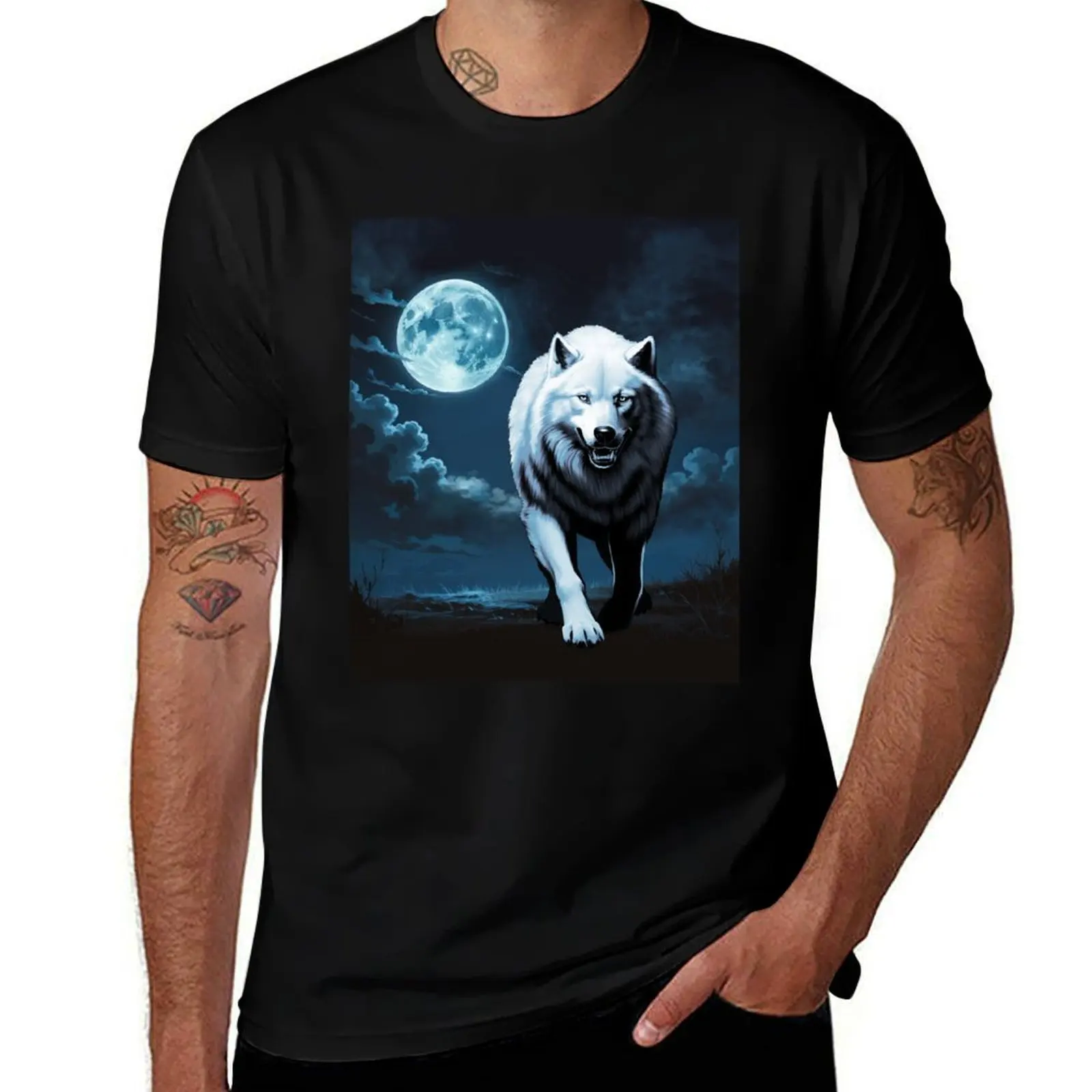 

Wolf wolf lover T-Shirt funny gifts designer shirts customs design your own mens graphic t-shirts funny