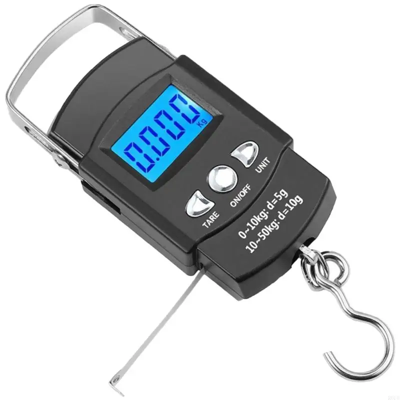 

R6FE Digital Hanging Luggage Scale with Comfortable Handle and Hook Portable Luggage Scales Digital Hand Scales Enduring
