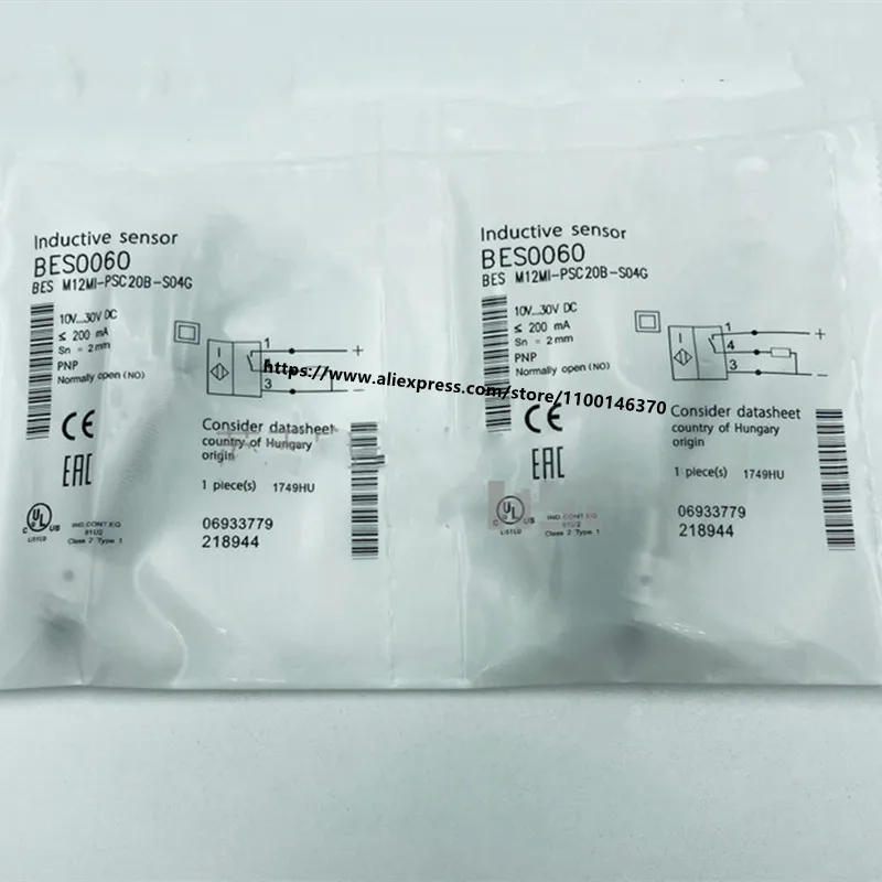 

3Pcs New Balluff BES0060 BES M12MI-PSC20B-S04G M12MI-NSC20B-S04G M12MI-POC20B-S04G M12MI-NOC20B-S04G Threaded Plug-in Top Switch