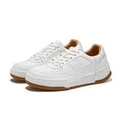 AIYUQI Shoes Loafers Women Platform Genuine Leather Ladies Casual Shoes Lace Up British Style Student Shoes Girls