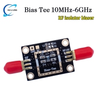 Bias Tee Wideband Frequency 10MHz -6GHz RF DC blocker for HAM radio RTL SDR LNA Low Noise Ham Radio Amplifier 10-6000 MHz