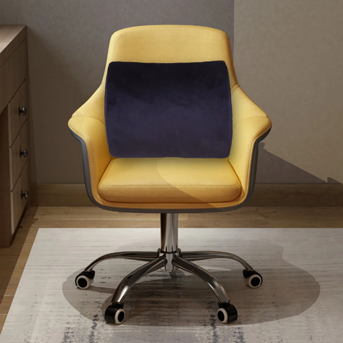 

Thicken Back Cushion Memory Foam Lumbar Support Pillow for Office Chair Car Seat Home Use Backrest Pad Spine Coccyx Protector