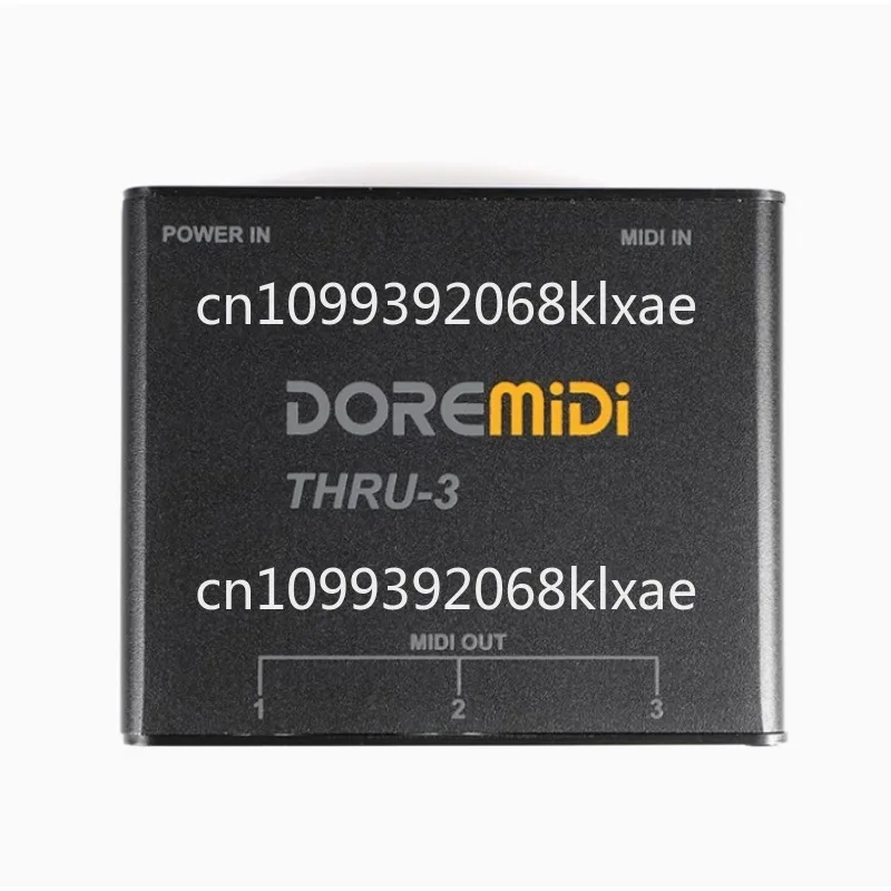 

New MIDI THRU-3 BOX Controller 3-way 1-in 3-out MIDI Spliter MIDI Splitter