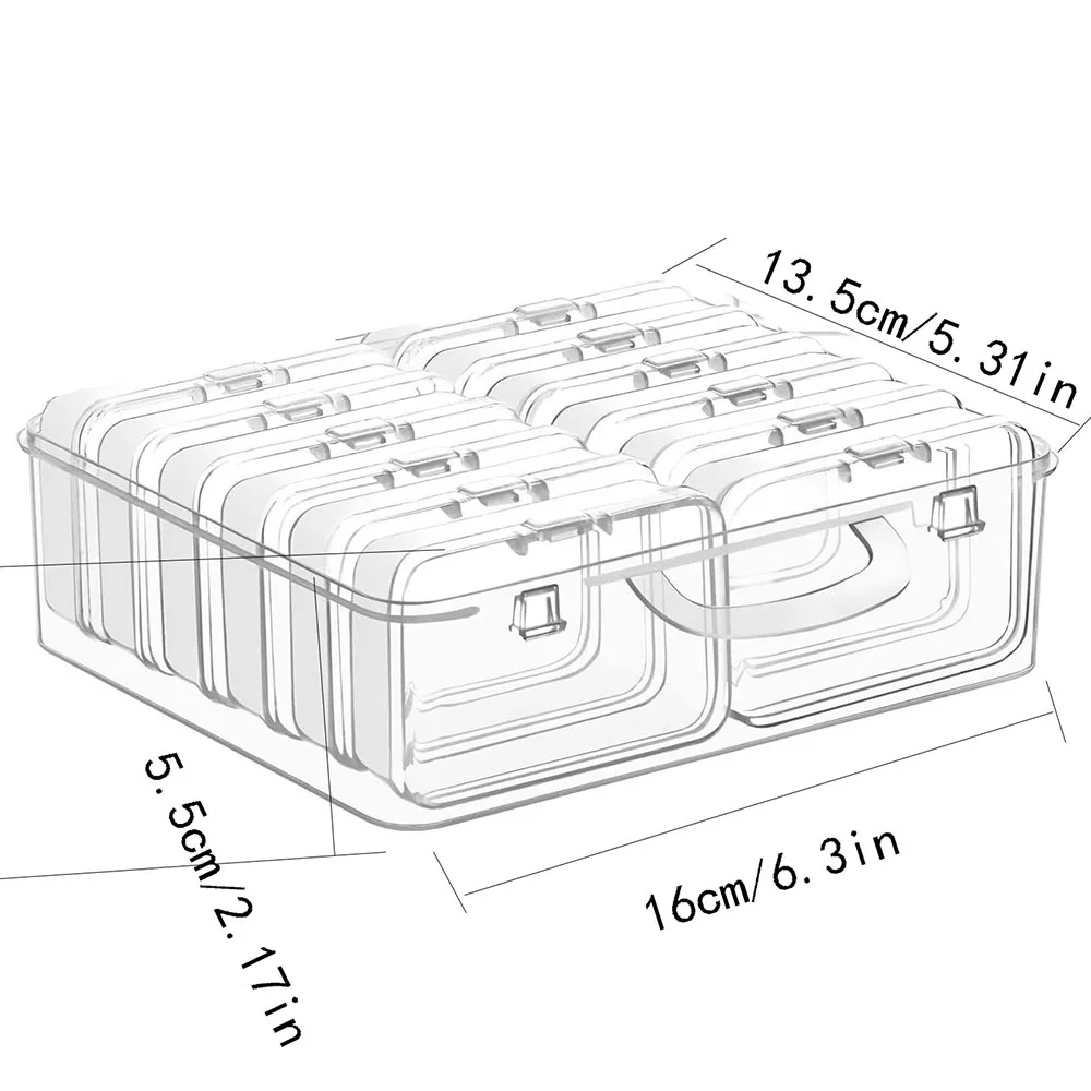 New Large 12 Slots Diamond Painting Storage Box Nail Art Jewelry Mosaic Storage Container, Multifunctional Storage Case