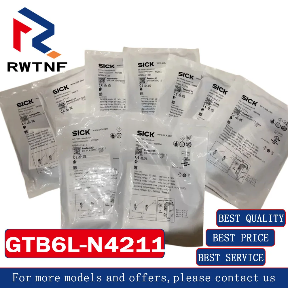Brand New Genuine GTB6L-N4211 SICK Order number 1105811 Laser photoelectric switch sensor,100% original warehouse stock