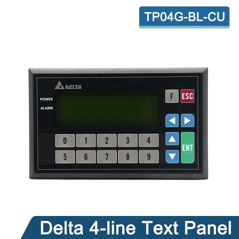 

Original Delta 4-line TP04G-BL-CU Text Panel display Delta HMI 4.1 inch