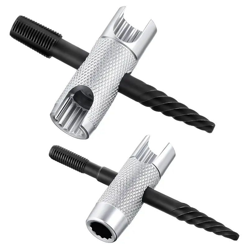 

2 Pcs Grease Zerk Fitting Tools With Removal Tool Fits 1/4"-28 SAE, 1/8"-NPT,M10x1 M8x1 And Hex Grease Fittings Assortment
