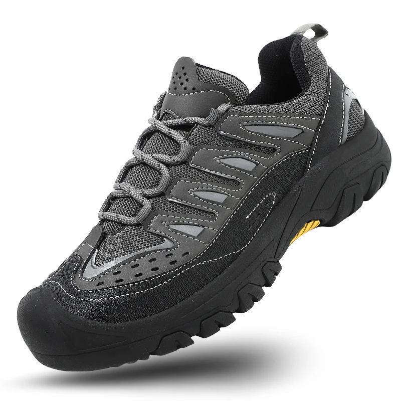 

New Style Men Trekking Sneakers Breathable Outdoor Climbing Shoes Wear-Resisting Hiking Shoes Comfortable Trail Hiking Sneakers