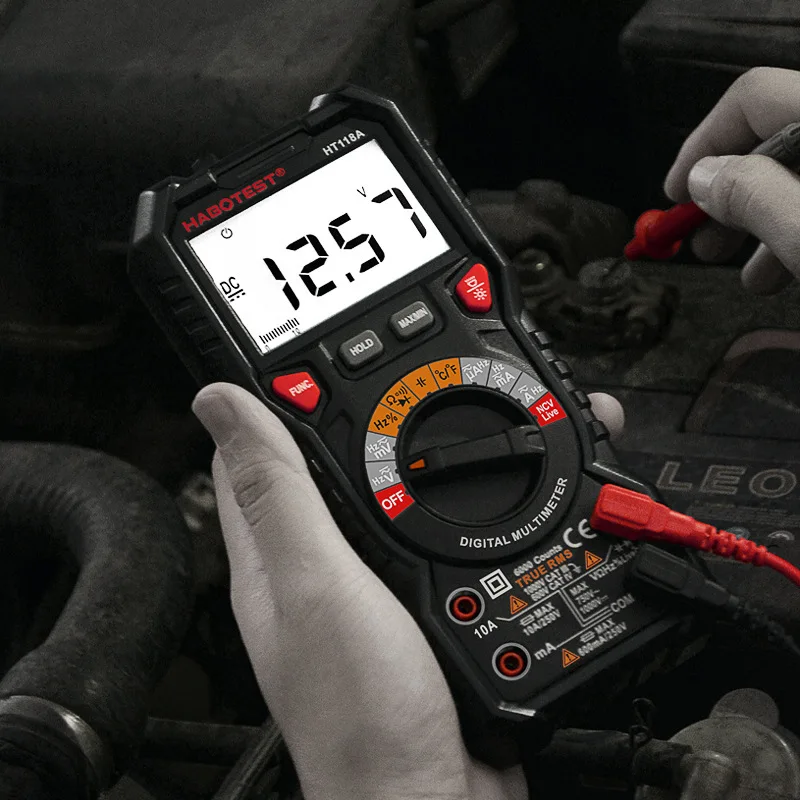 Digital Multimeter Multi-Function Electronic Test Meter with Digital Display for Electrical Measurement and Repair