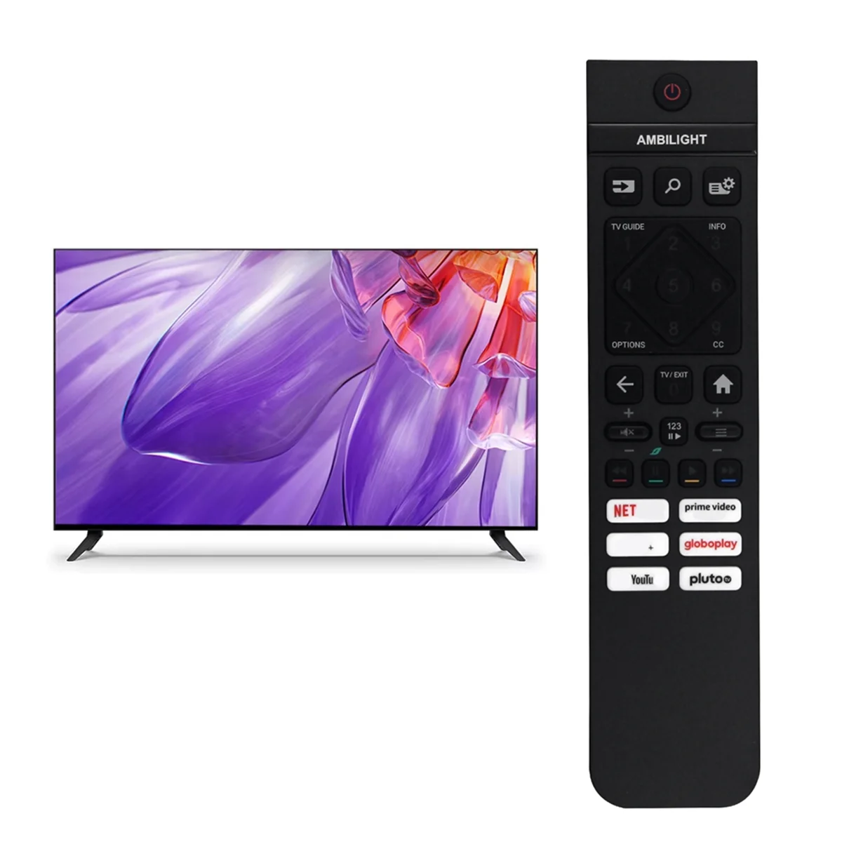 CCDD استبدال SRC-3216-12 جهاز التحكم عن بعد لتلفزيون فيليبس 398GR10BEPHNB000SY SRC-3216-12 جهاز التحكم عن بعد لا صوت