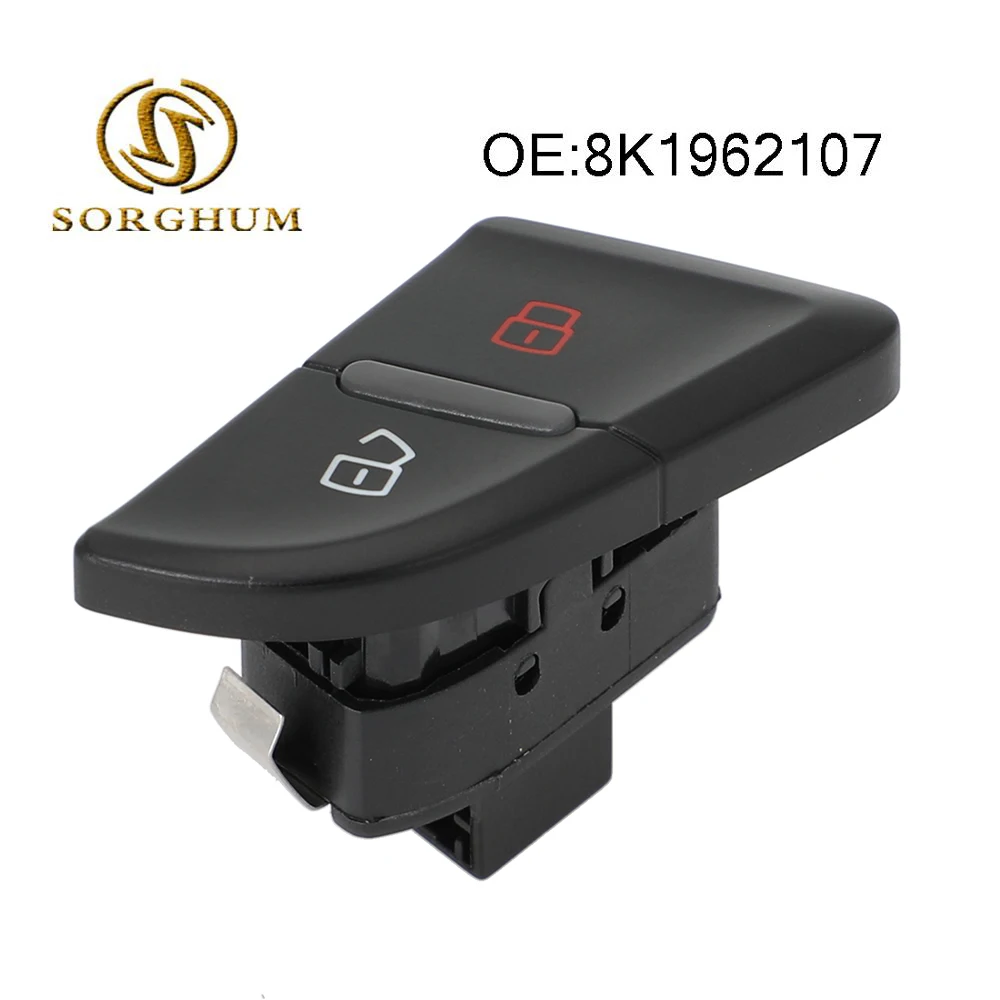 

SORGHUM 8K1962107 Front Left Side Central Door Lock Switch Button Fit for Audi A4 S4 A5 S5 A4 allroad Quattro 2008-2016