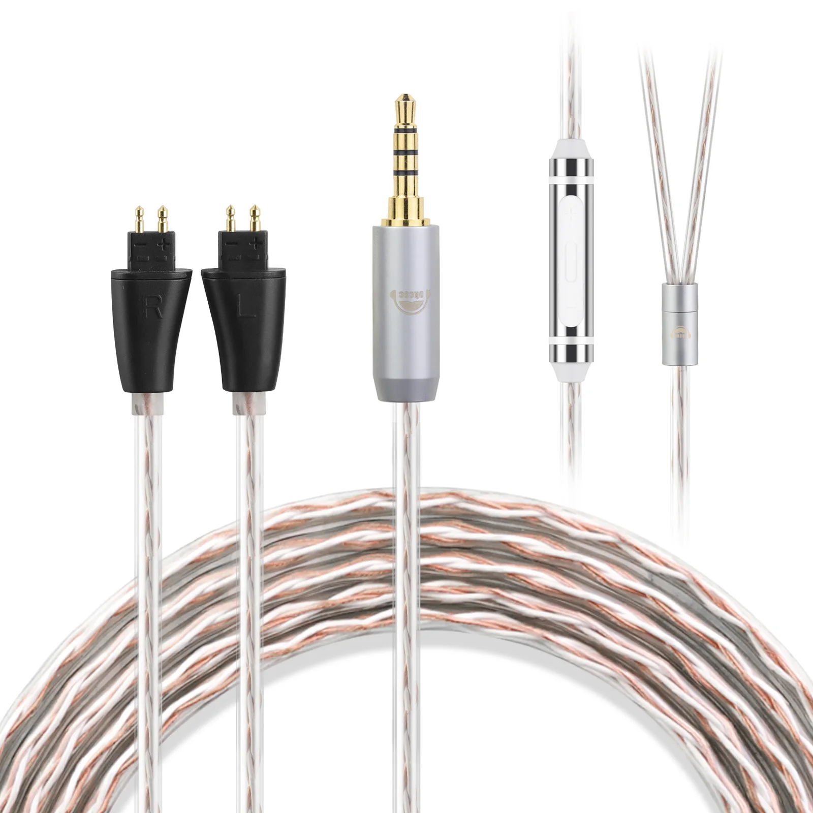 okcsc-fostex-バランスイヤホンケーブル-fostex-th900mkii-th610-th909-4-コアアップグレード-25-ミリメートル-35-ミリメートル-44-ミリメートル-タイプ-c-プラグオーディオケーブル