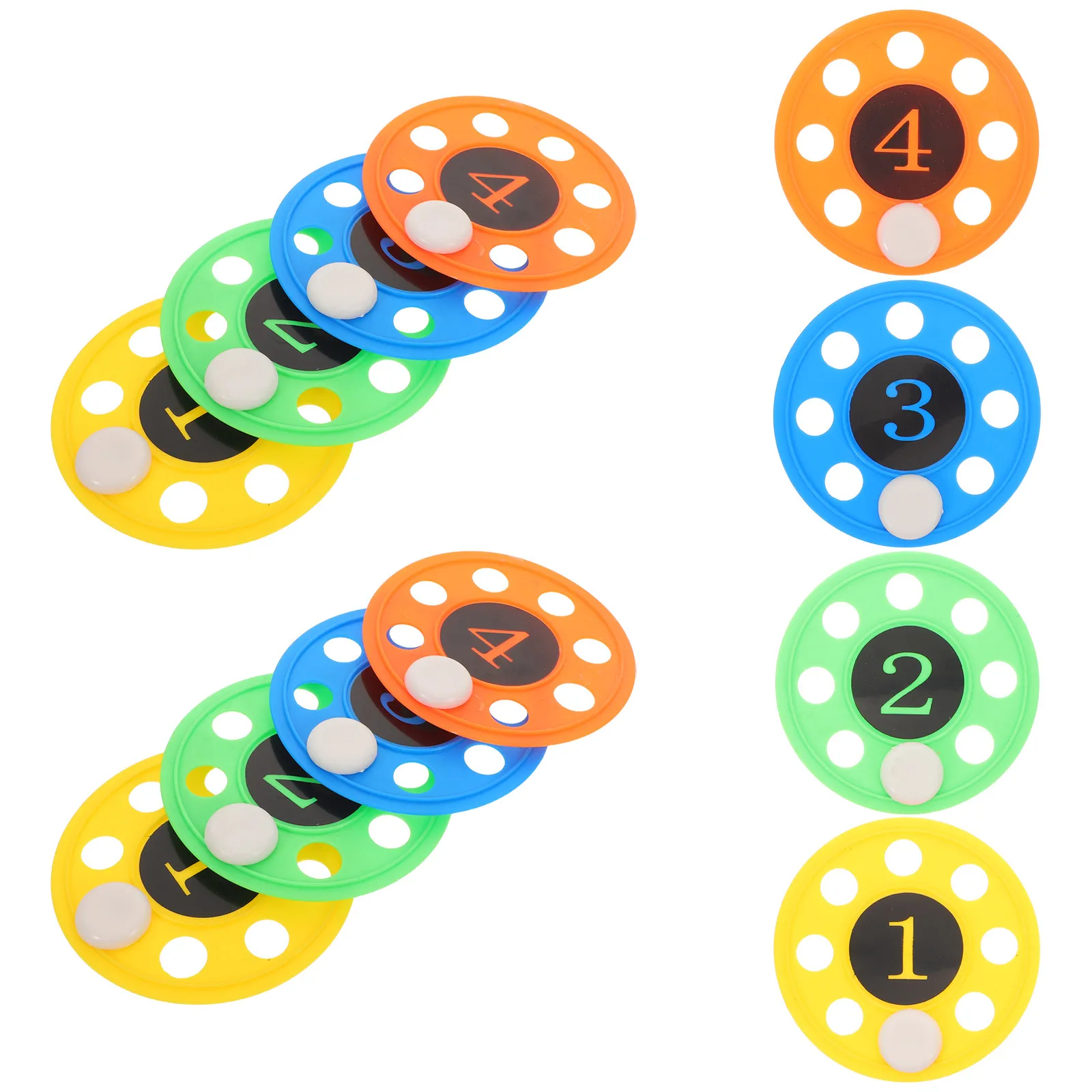 

Набор из 12 разноцветных дисков для дайвинга, летний аксессуар для бассейна для детей, для подводных исследований, развития координации рук и глаз, изучения цифр