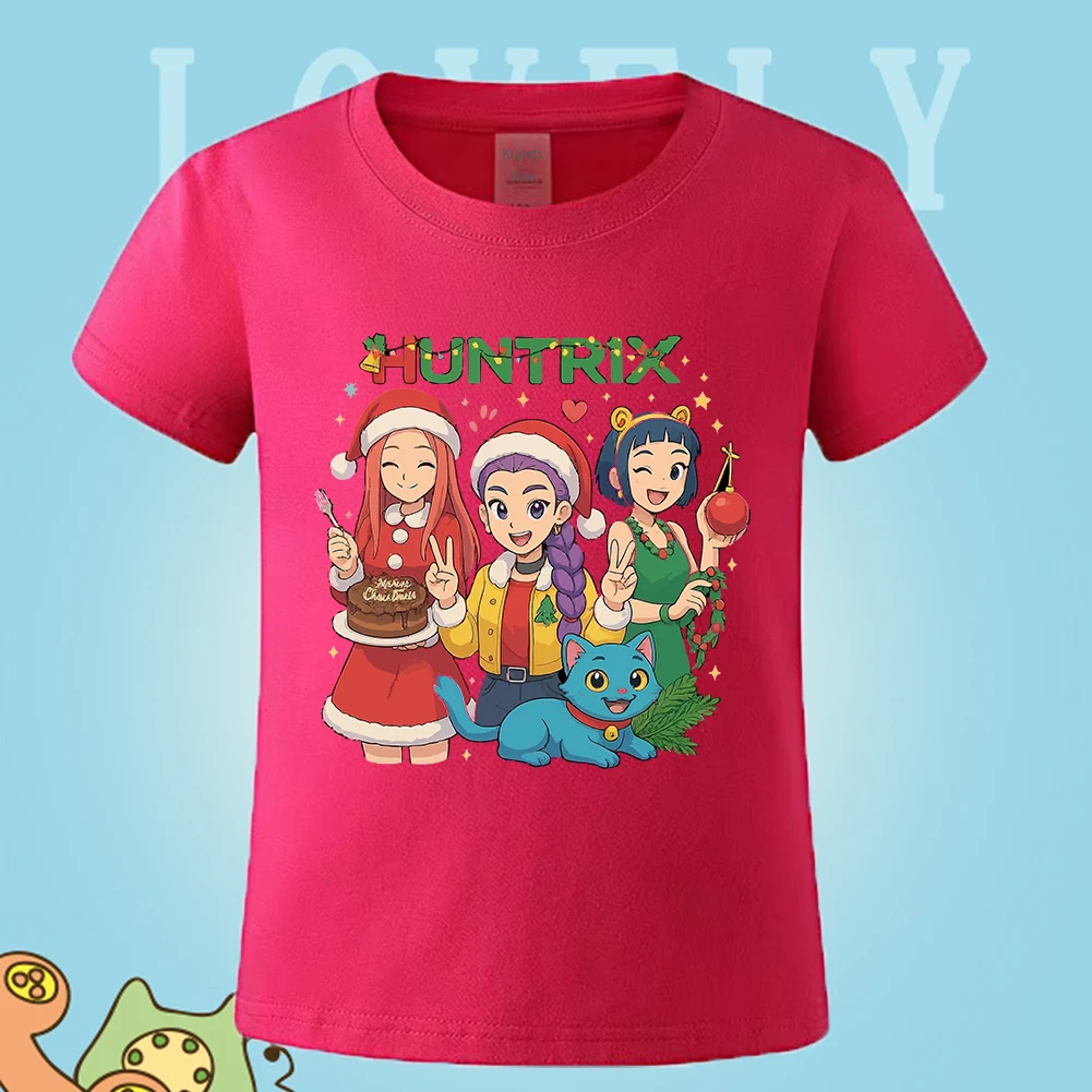 roupas-ao-ar-livre-para-criancas-camiseta-huntrix-kpop-demonio-cacador-criancas-camisetas-topos-camisetas-meninos-roupas-cacadores-menina-menino