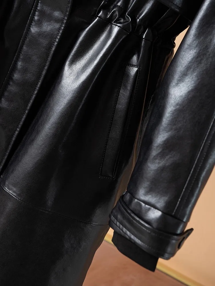 Outono inverno feminino para baixo casaco grosso quente com capuz puffer jaqueta zíperes escritório senhoras moda elegante meados de comprimento festa outerwear