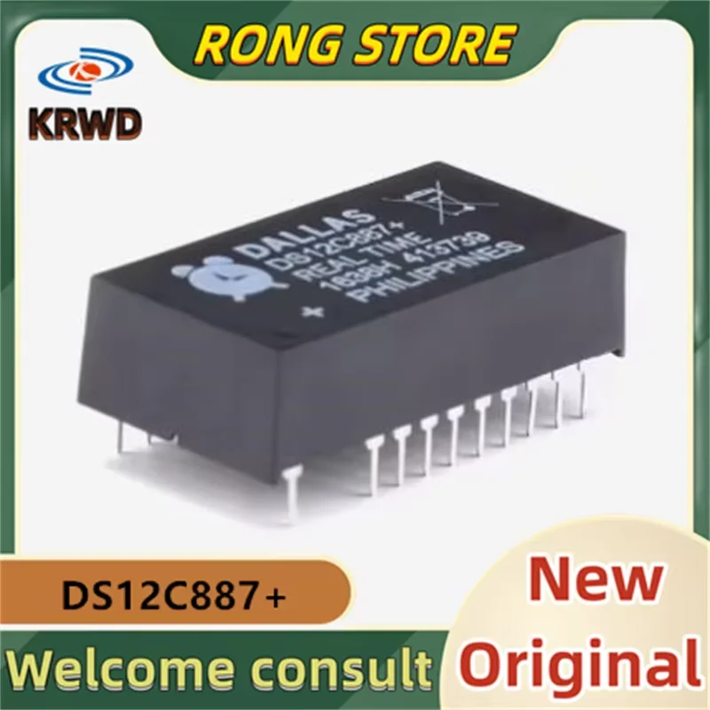 

(2PCS) DS12C887+ DS12C887 DIP-18 New and Original Chip IC