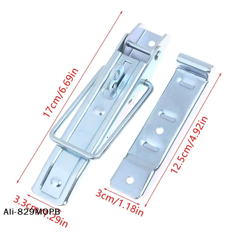 

【P】1Set Heavy Duty Trailer Locking System Flip-Type Large Clip On Mechanism Keyed Coded For RV, Boat, Caravan, Truck, Trailer