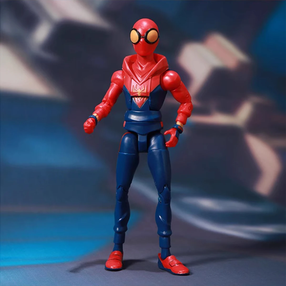 HiPlay ZD ของเล่น 7 นิ้ว Articulated Classic Series พร้อมขาตั้งรุ่น Hoodie Spider Man Action Figurine