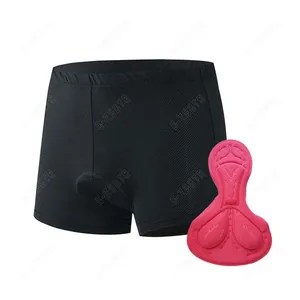 Quần short đi xe đạp thoải mái cho phụ nữ, đồ lót xe đạp màu hồng, quần áo bên trong đệm gel 10 quần áo bán hàng chính đi xe đạp màu hồng - №5