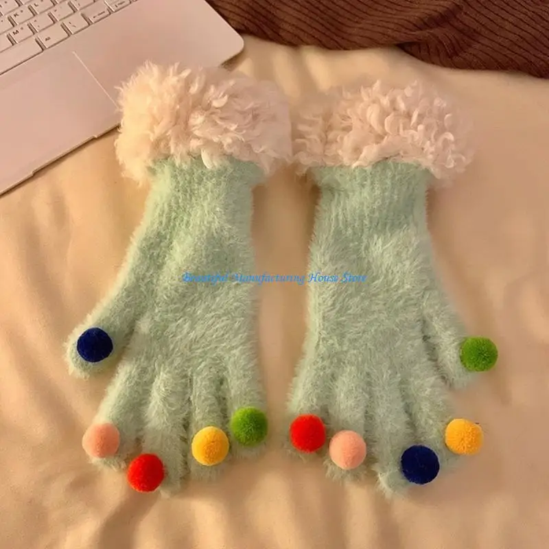 

E56A 2lotsTrendy Soft Touch Gloves Breathable Portable Mittens Multifunctional Gloves Suitable for Indoor and Outdoor Use