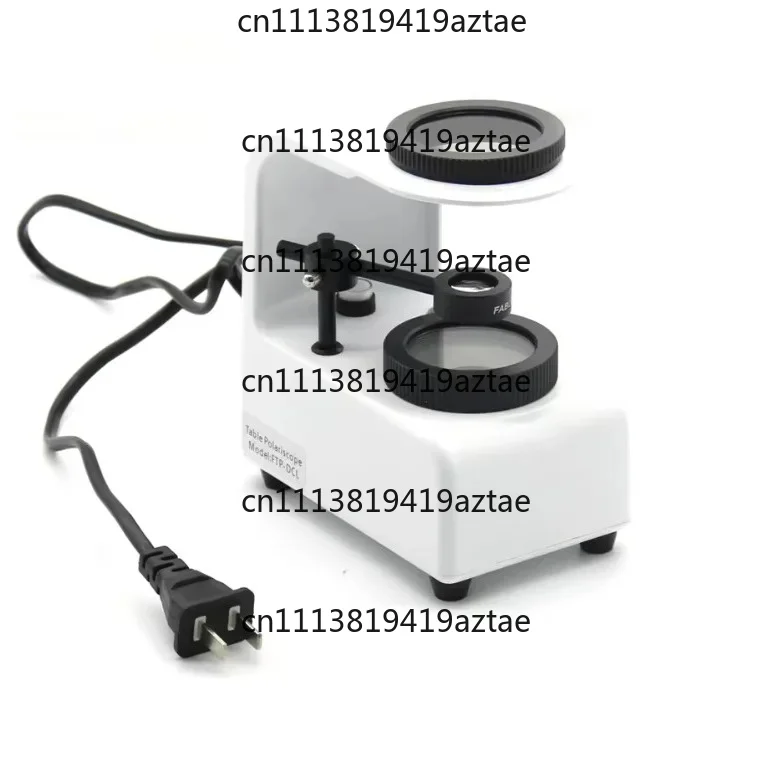 Portable Gemstone Ldentification Tools Built in LED Light Table Gem Polariscope with Dual-color Light Source