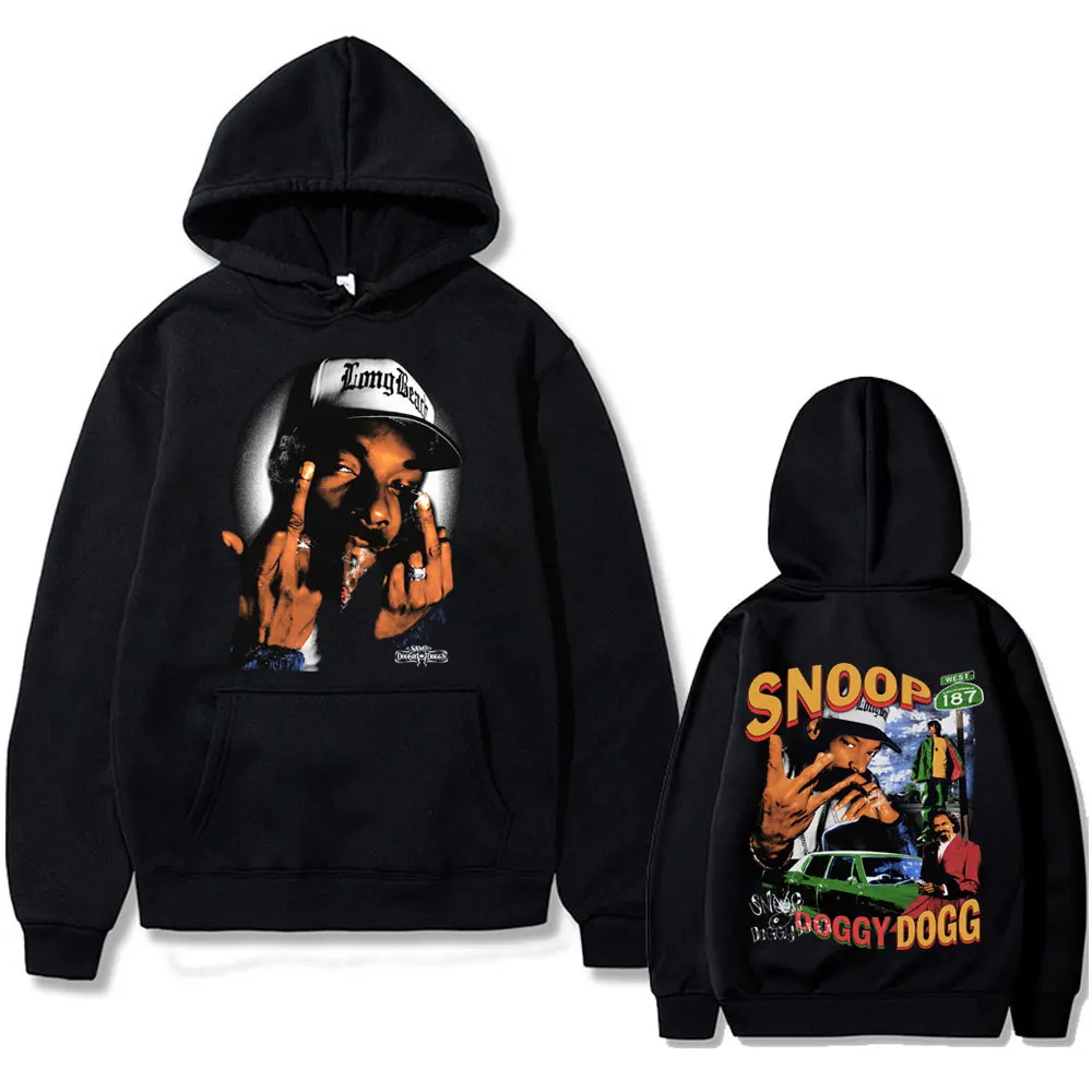 

Rapper Snoop Dogg Graphic Hoodie Men Women Fashion Casual Vintage Hooded Sweatshirt Men's Hip Hop Oversized Pullover Tracksuit